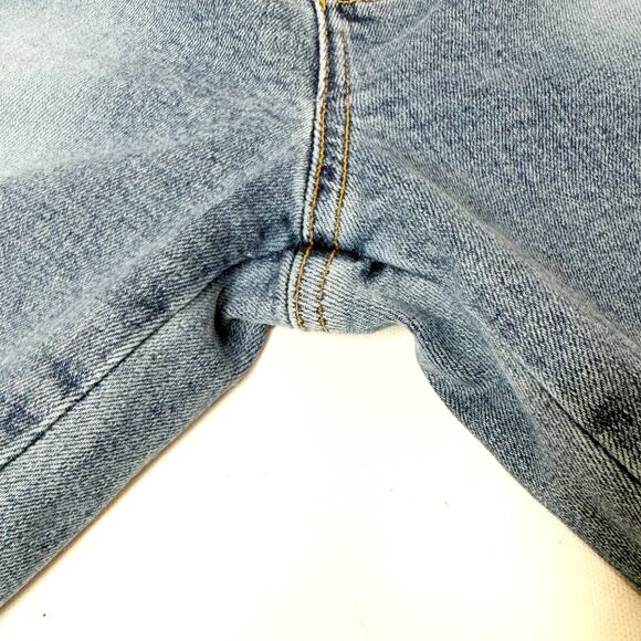 Vtg 90s/Y2K Guess U.S.A. High Rise Crop Ankle Slit Jeans sz 28 - Picture 12 of 14